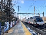 NJT Train # 7818 arriving with ALP-45DP # 4504 in the lead 